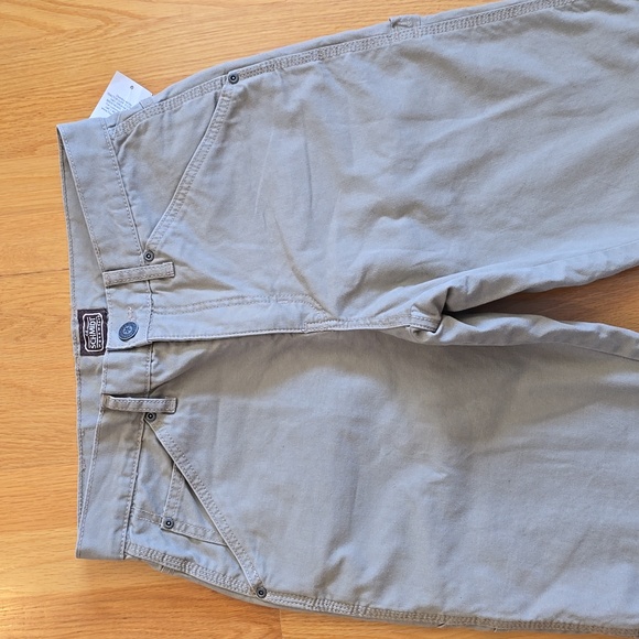 Men's Schmidt Fleece Lined Workwear Tan Khaki Relaxed Fit Pants 30x32 - Picture 11 of 11